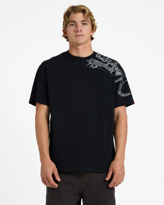 Quiksilver Young Guns Scrawled SS Tee - Black