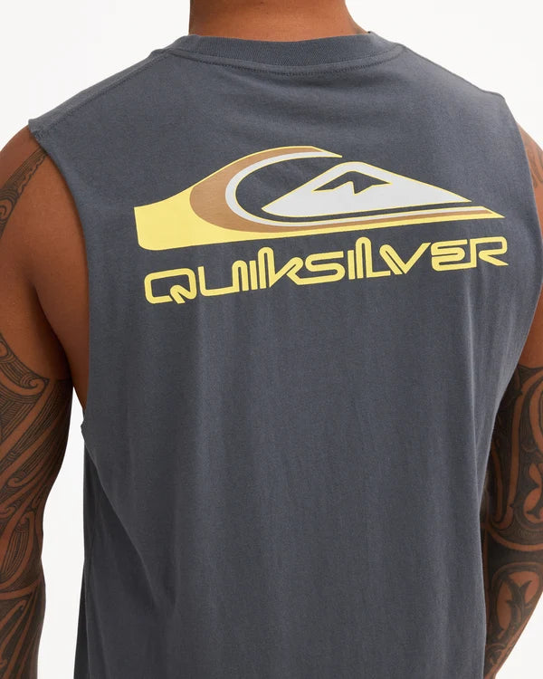 Quiksilver Tai Uru Muscle Tee - Iron Gate