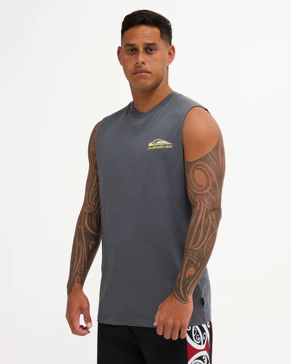 Quiksilver Tai Uru Muscle Tee - Iron Gate