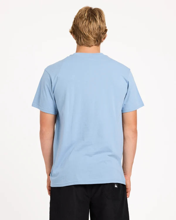 Quiksilver Centres SS Tee - Faded Denim