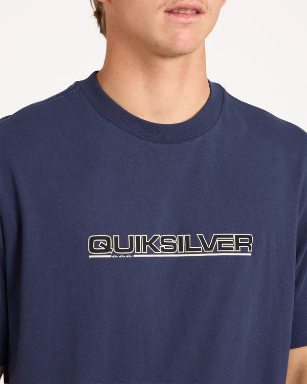 Quiksilver Omnium SS Tee - Mood Indigo
