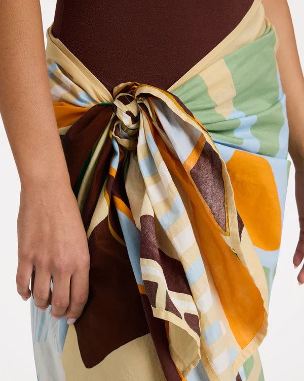 Roxy Bella Sarong - Pebble
