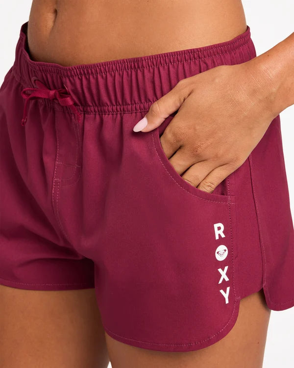Roxy Roxy Wave 2 inch Boardshort - Beet Red