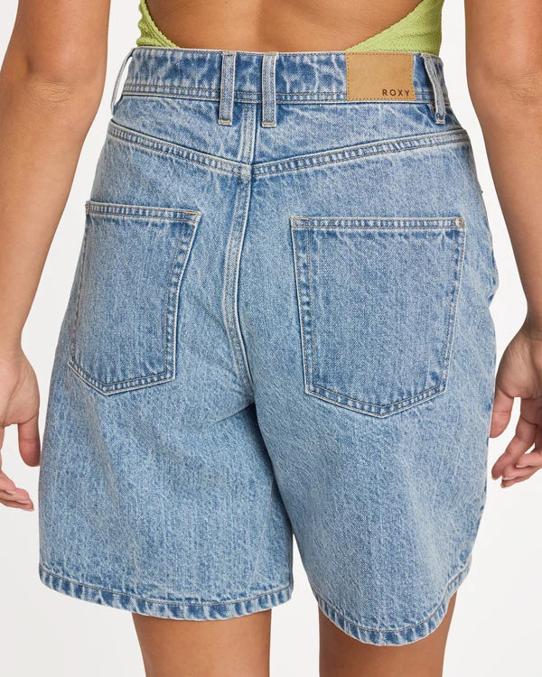 Roxy Breeze Bay Denim Short - Blue Fade