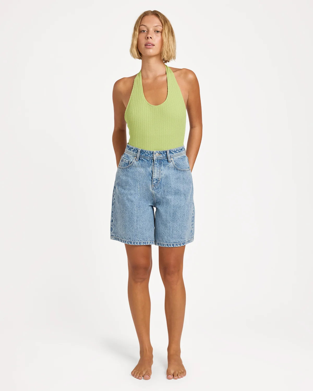 Roxy Breeze Bay Denim Short - Blue Fade