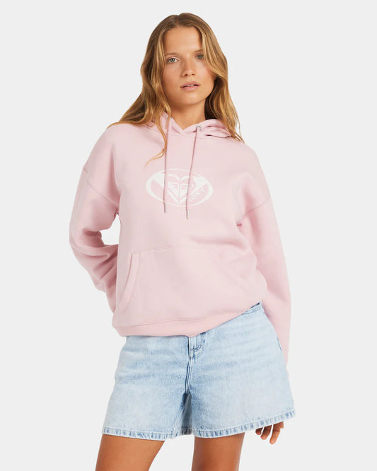 Roxy Perfect Place Hoodie Brushed - Bleached Mauve - Star Surf + Skate