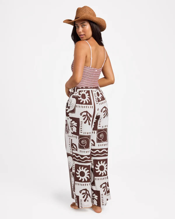 Roxy Cowrie Pant - Coconut Milk