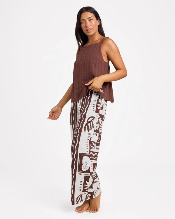 Roxy Cowrie Pant - Coconut Milk