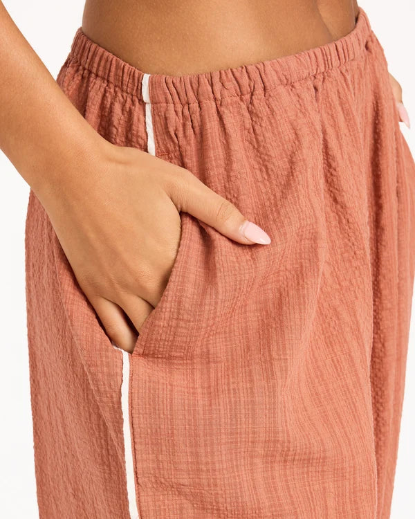 Roxy Costa Check Pant - Chutney
