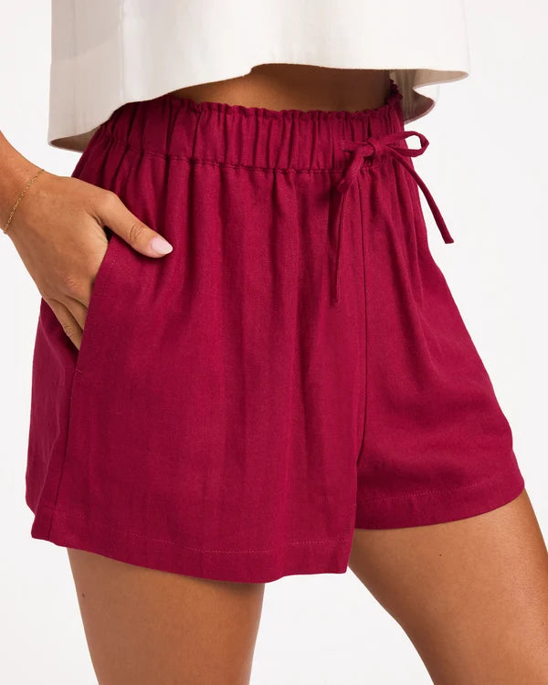 Roxy Place to Be Short - Beet Red