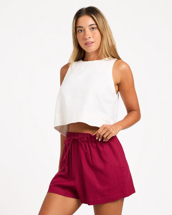 Roxy Place to Be Short - Beet Red