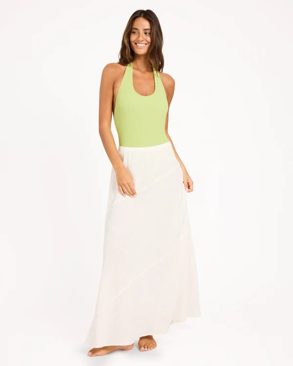 Roxy Maria Maxi Skirt - Cloud Dancer