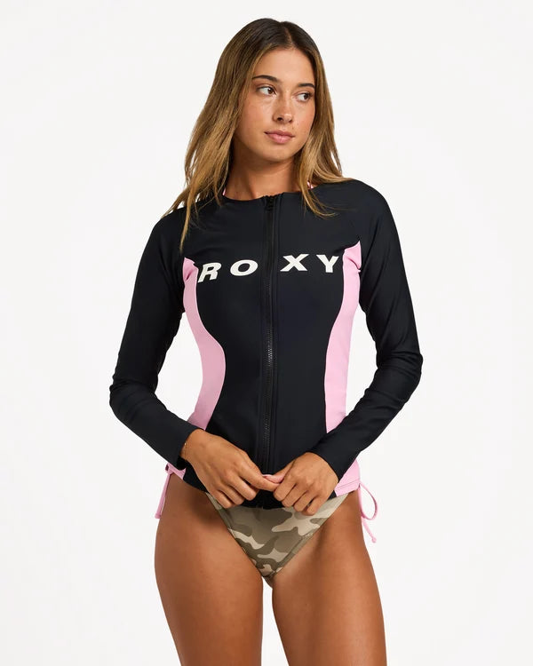 Roxy Swell LS Rashie - Black