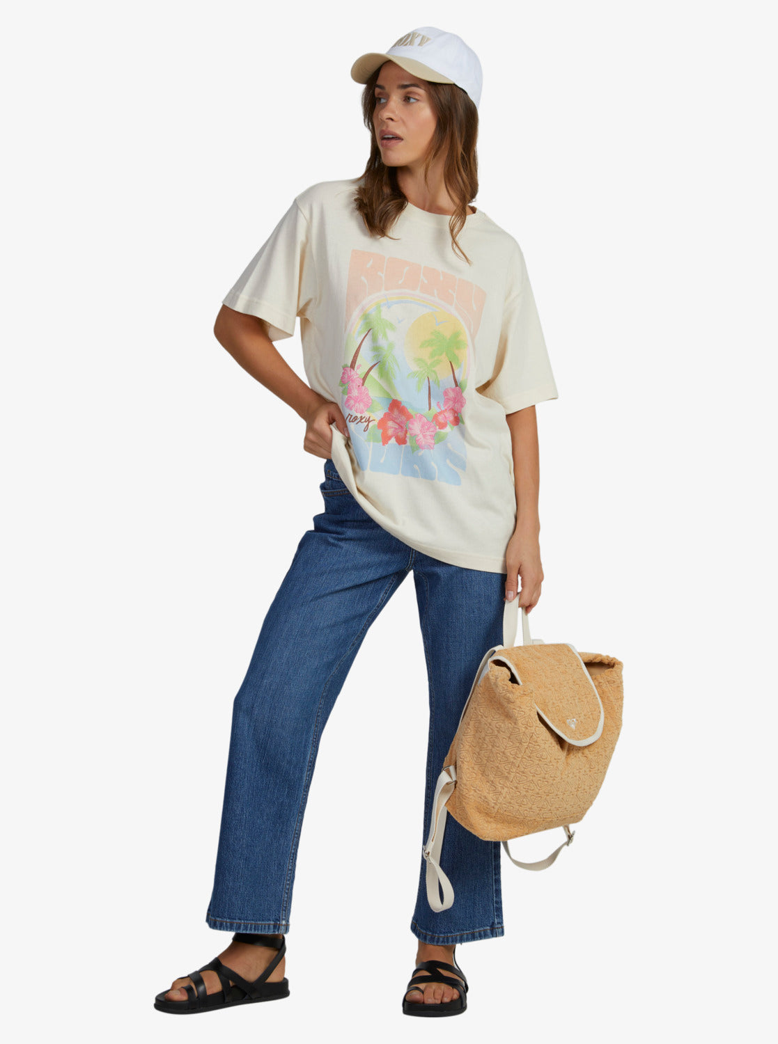 Roxy Shooting Star SS Tee - Natural - Star Surf + Skate