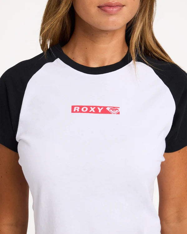 Roxy Rewind Raglan Tee - Black