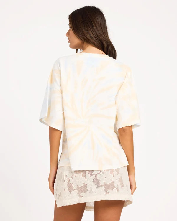 Roxy Laguna Oversized Tee - Pebble