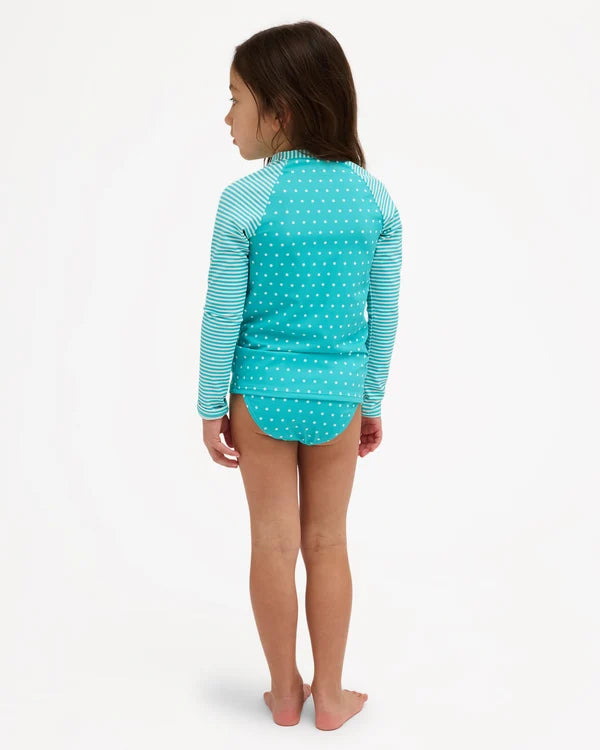 Roxy TW Coastal Clash LS Swim Set - Ceramic