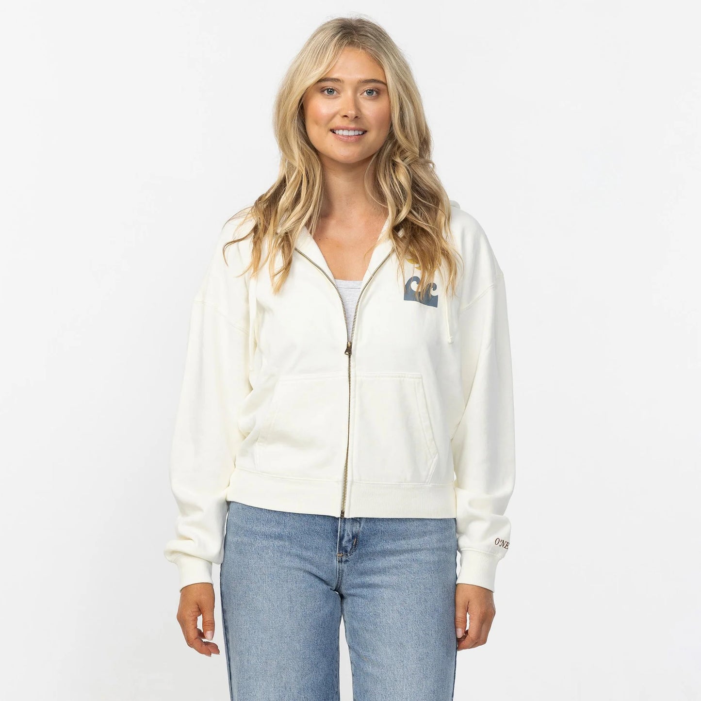 O'Neill Atwood Palma Zip Hoody - Winter White