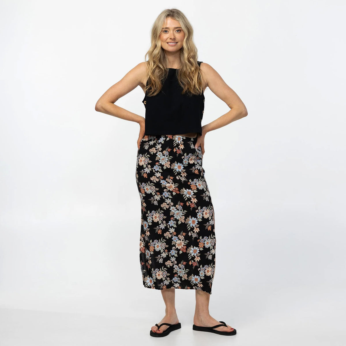 O'Neill Bellamy Bali Floral Midi - Black