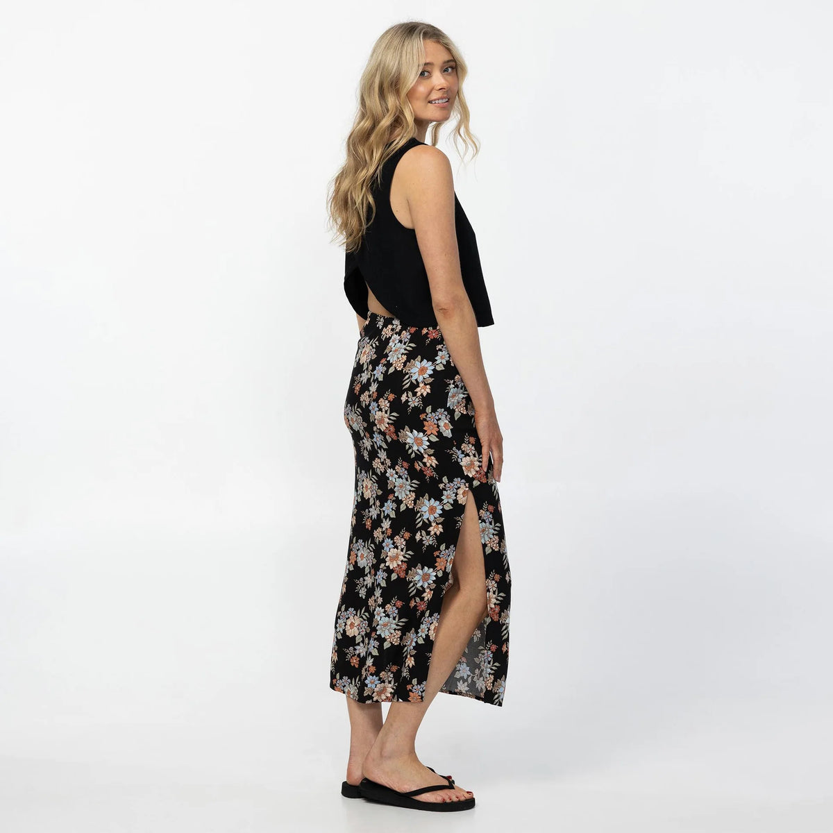 O'Neill Bellamy Bali Floral Midi - Black