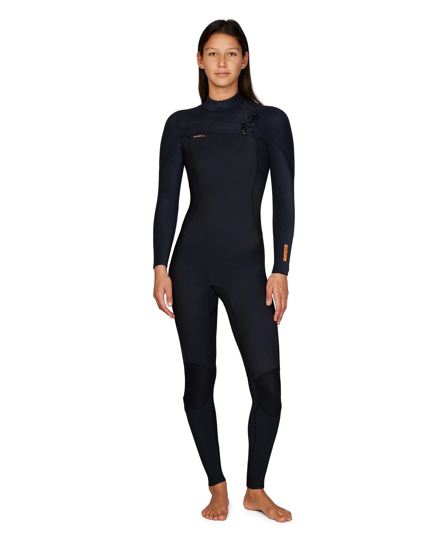 O'Neill Womens Hyperfreak CZ Full 4/3+mm - Black/Black