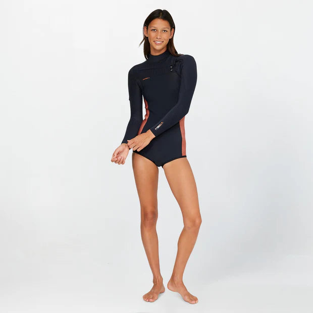 O'Neill Womens Hyperfreak CZ LS Spring 2mm - Sienna Linen - Star Surf + Skate