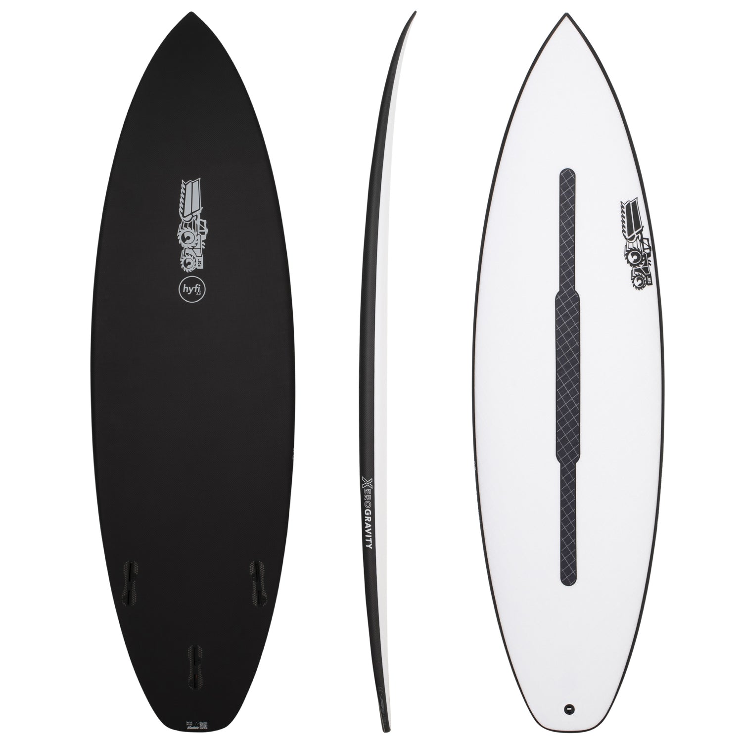 JS HYFI 3.0 Xero Gravity Squash Tail Easy Rider - Star Surf + Skate