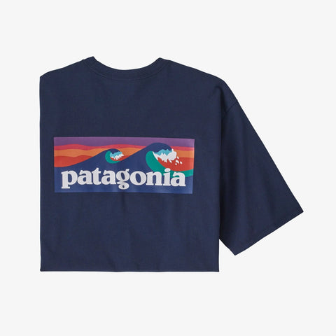 PATAGONIA M'S BOARDSHORT LOGO POCKET RESPONSIBILI TEE - Star Surf + Skate