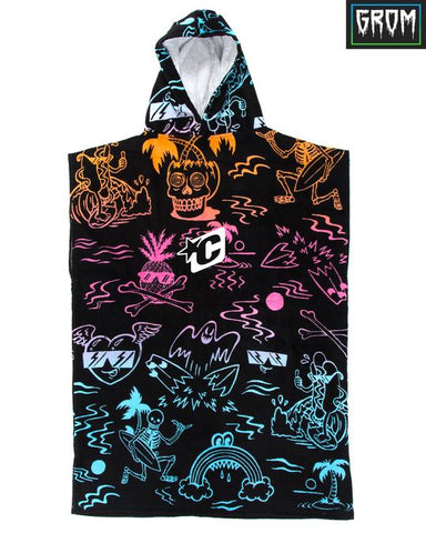 Creatures Grom Poncho Hooded Towel - Star Surf + Skate