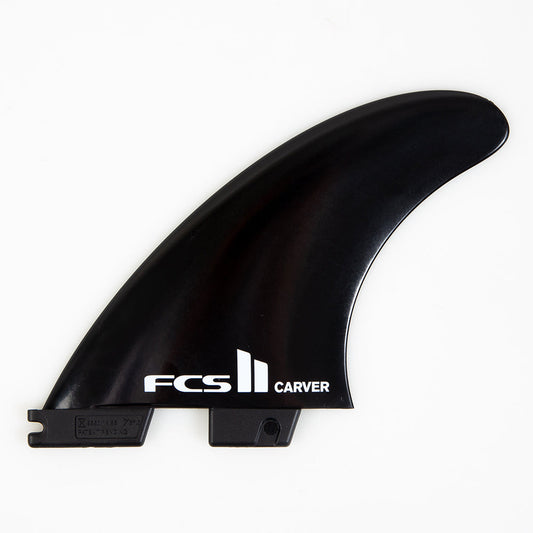FCS II CARVER GLASS FLEX BLACK TRI FINS - Star Surf + Skate