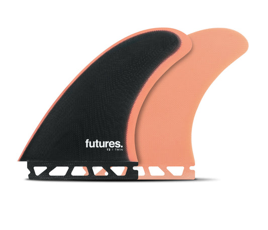 FUTURES T2 FIBERGLASS TWIN - INDIGO/ROSE - Star Surf + Skate