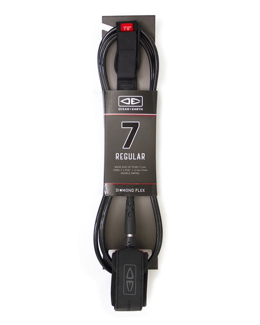 O&E REGULAR 7' LEASH - Star Surf + Skate