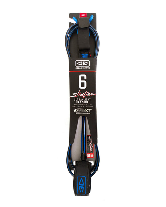 O&E ONE XT SLIMLINE COMP 6'0" LEASH - Star Surf + Skate