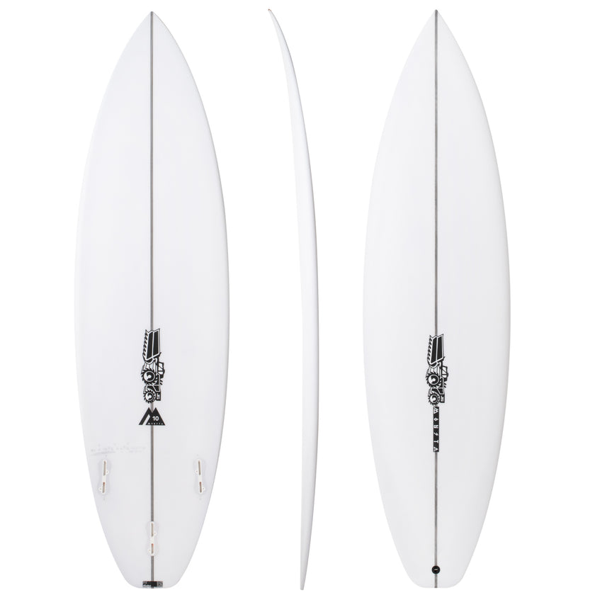 JS PU Monsta 10 Squash Tail - Star Surf + Skate