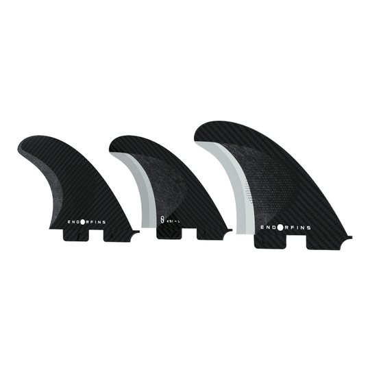 ENDORFIN KS 1 - 3 FIN PACK - FITS FCS II PLUGS - Star Surf + Skate