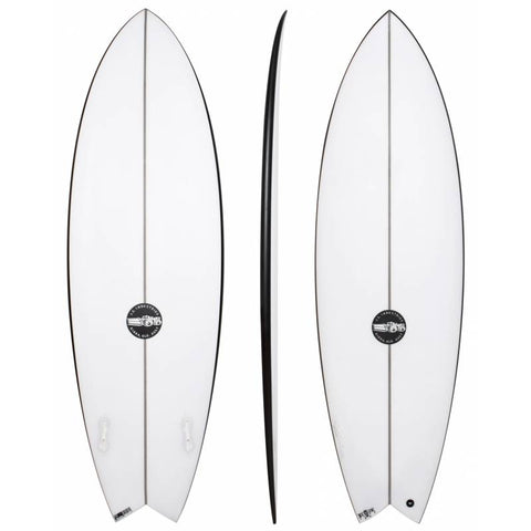 JS PU BLACK BARON TWIN FIN - Star Surf + Skate