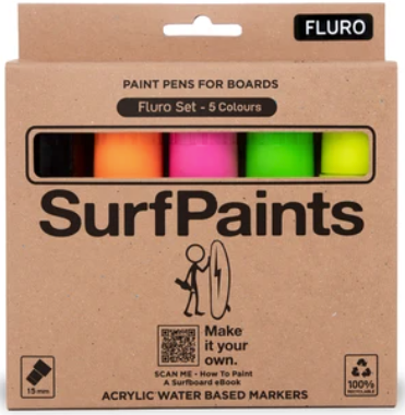 SURF PAINTS FLURO 5 PACK - Star Surf + Skate