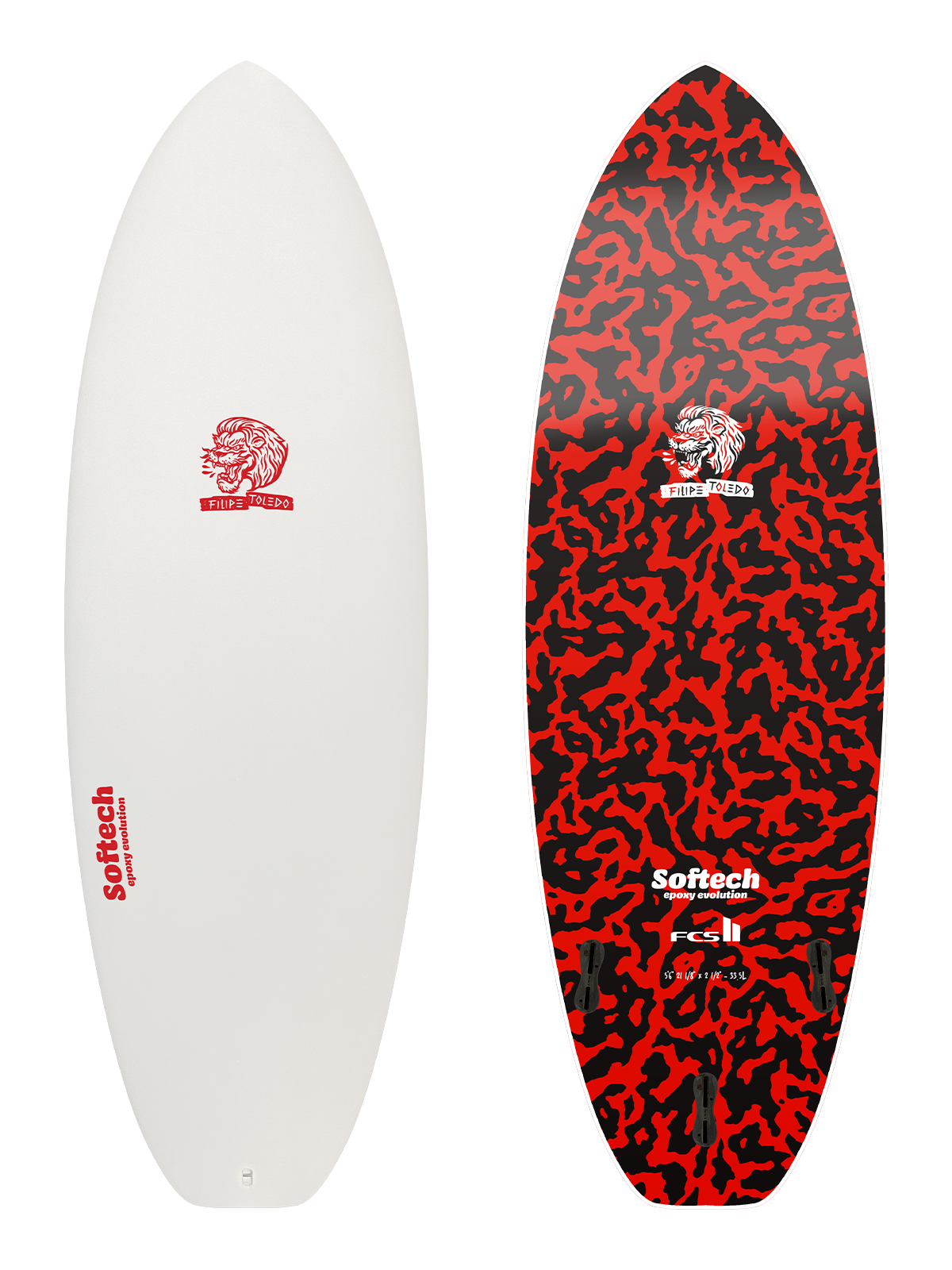 Softech Toledo Black Blood Epoxy Softboard Star Surf Skate