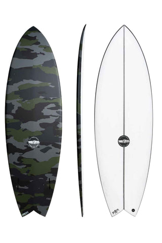 JS EPS CAMO (BLACK) BARON TWIN FIN - Star Surf + Skate