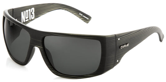 Carve No.13 Matt Black Streak / Polarised - Star Surf + Skate