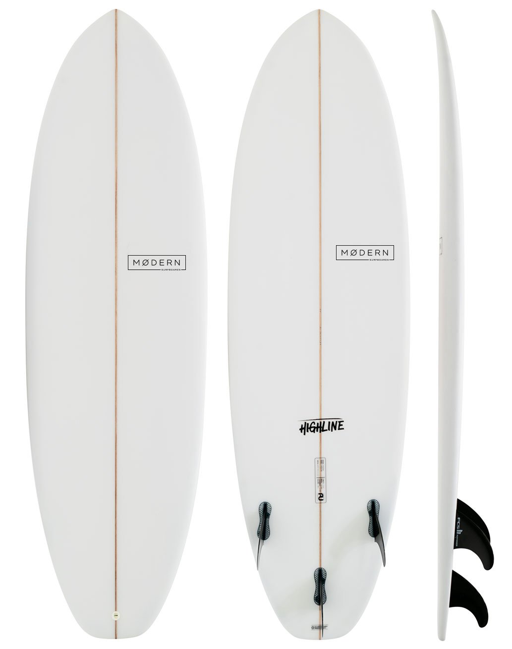 Modern Surfboards Highline  - PU Clear