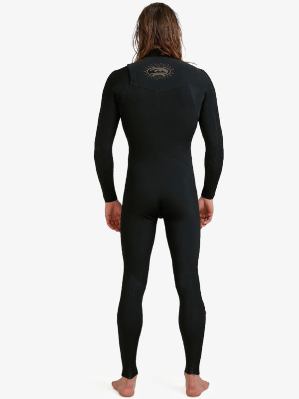 QUIK EVERDAY SESSIONS MW 3/2mm CHEST ZIP LS STEAMER - Star Surf + Skate