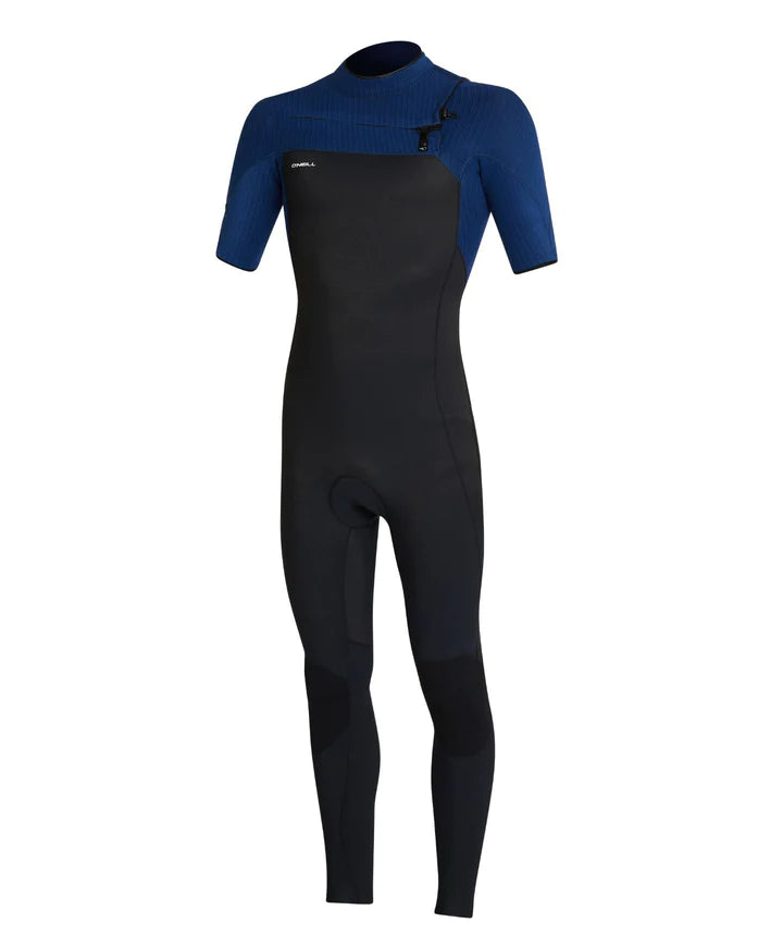 O'Neill Hyperfreak Chest Zip SS Steamer 2mm - Star Surf + Skate