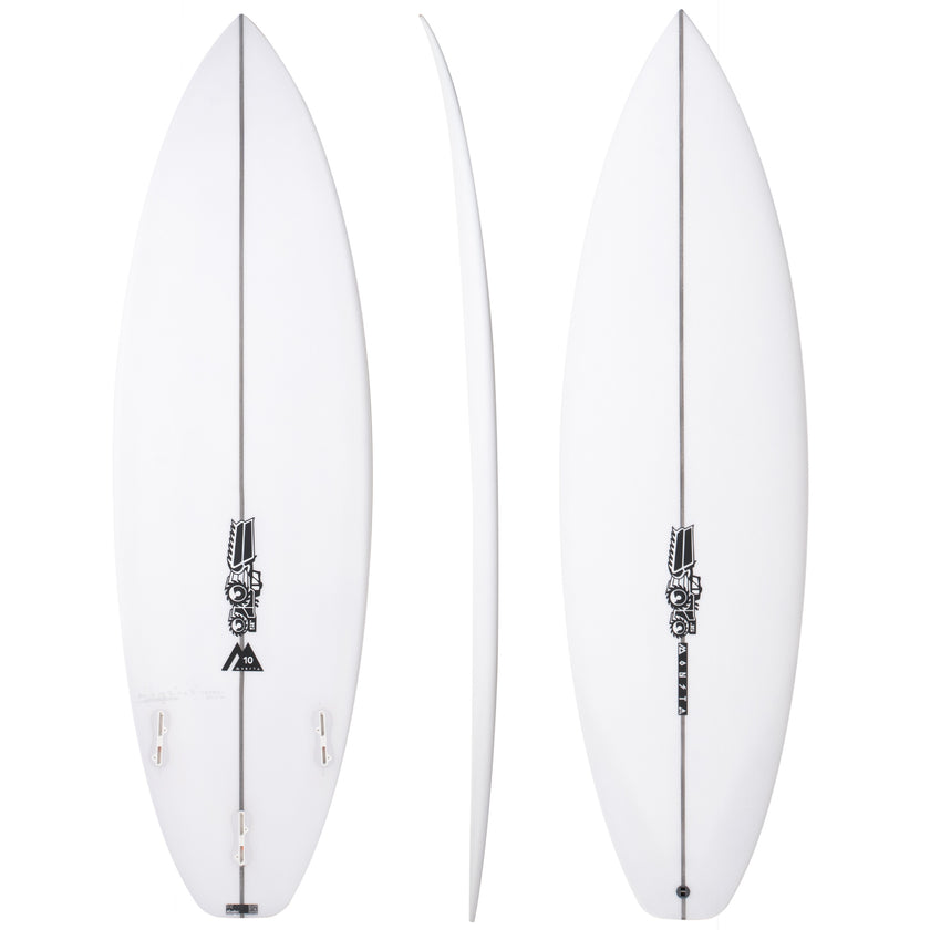 JS PU Monsta 10 Easy Rider Squash Tail - Star Surf + Skate