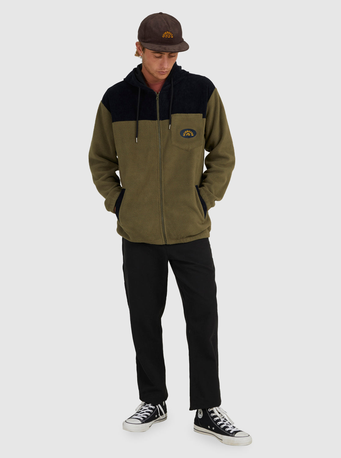 Quiksilver Rural Zip Fleece - Star Surf + Skate