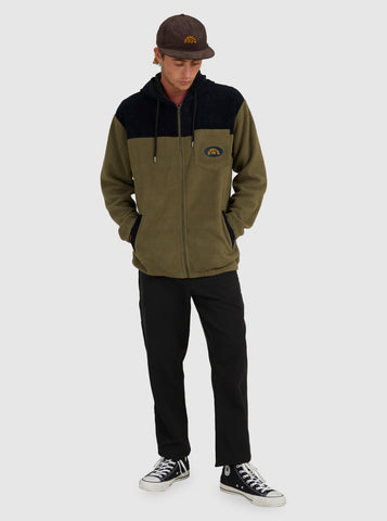 Quiksilver Rural Zip Fleece - Star Surf + Skate