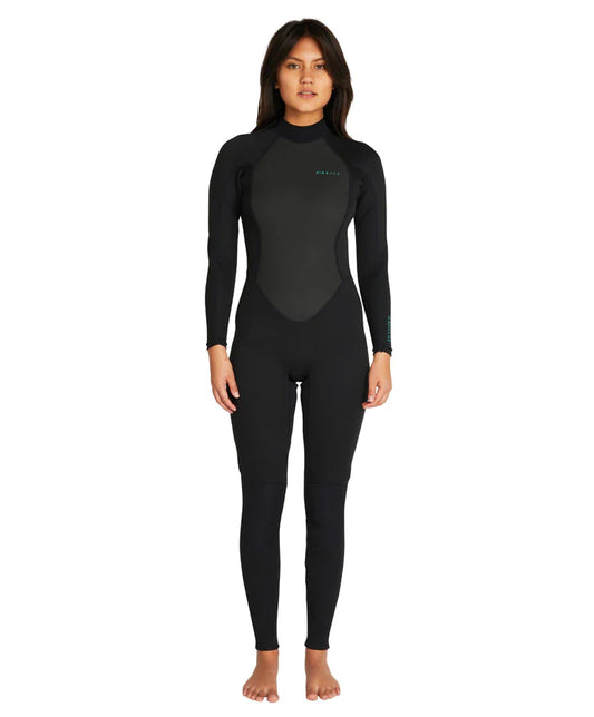 O'Neill Womens Factor Back Zip Full 3/2mm - Star Surf + Skate